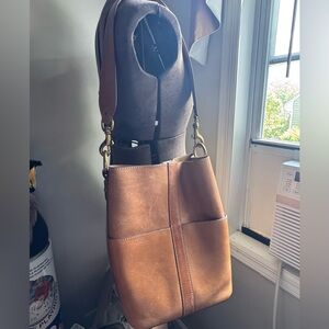 Frye Tan Leather Shoulder Bag